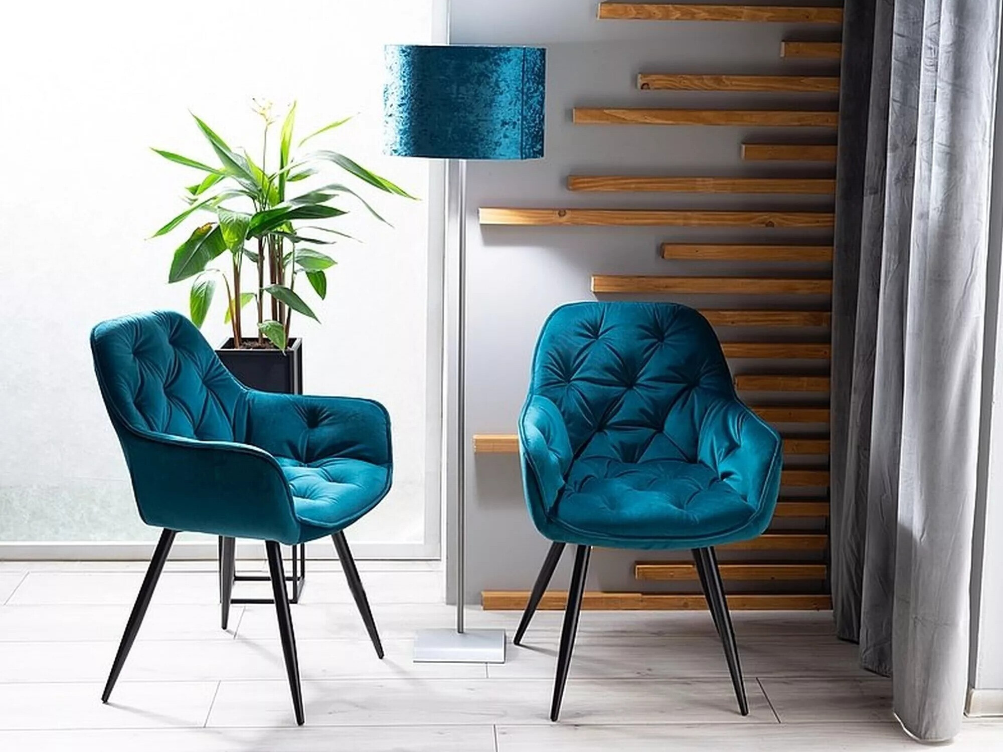 Chaise Detroit 354 (Turquoise)