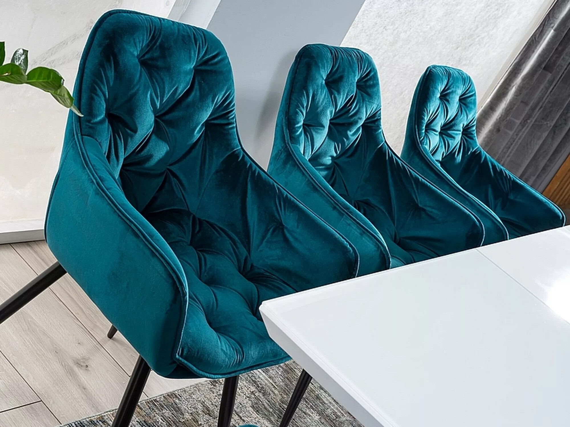 Chaise Detroit 354 (Turquoise)