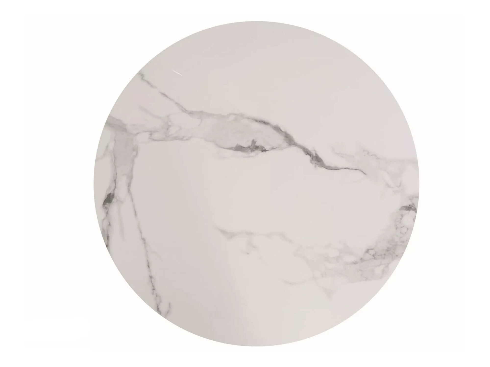 Table Detroit 378 (Marbre blanc + Blanc)