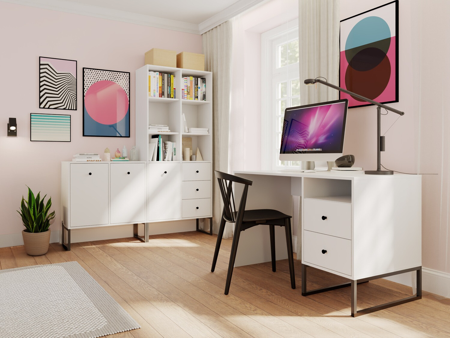 Buffet Dalferi 100 (Blanc)