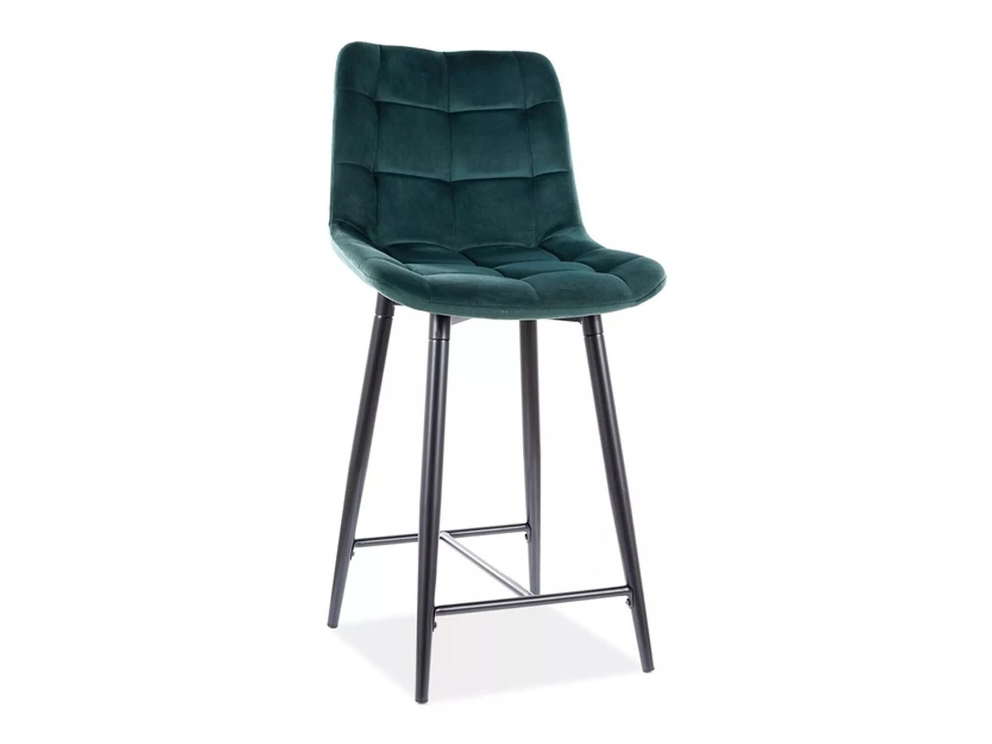 Chaise de bar mi-hauteur Detroit 393 (Vert)