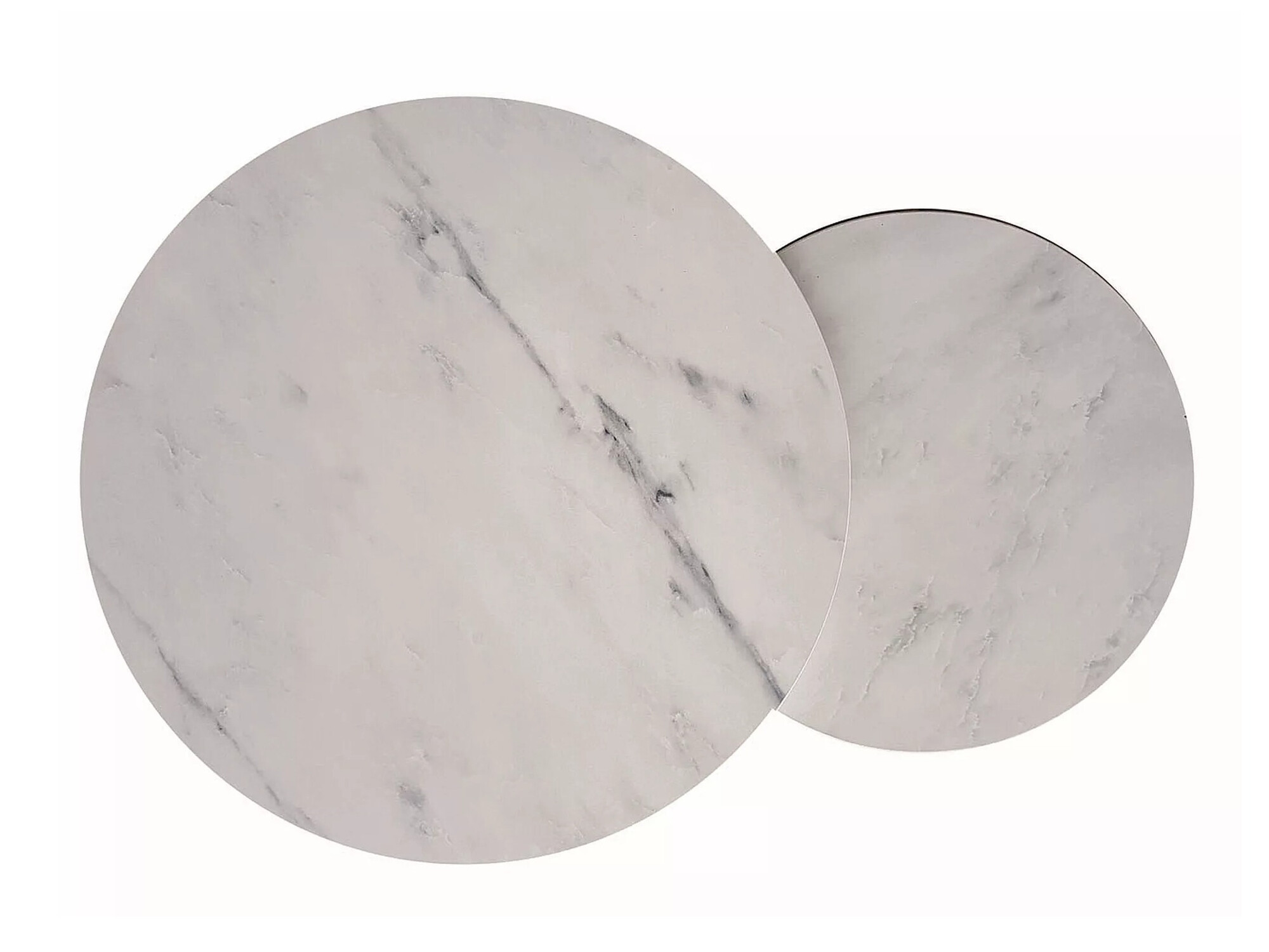 Ensemble tables basses Detroit 397 (Marbre blanc)