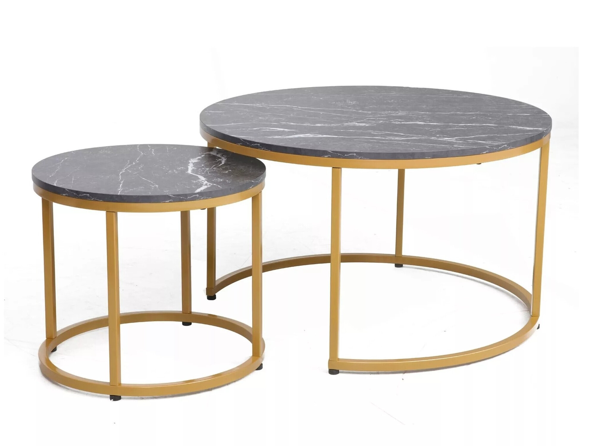 Ensemble tables basses Detroit 397 (Marbre noir)