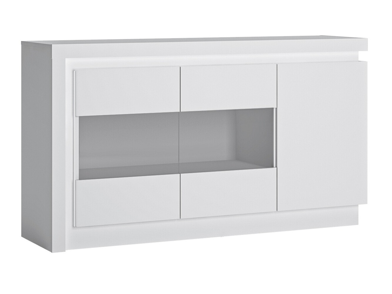 Buffet Feldeli 104 (Blanc + Blanc brillant)