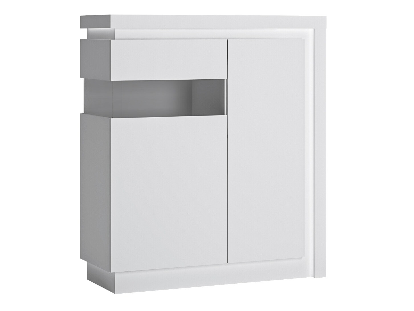 Buffet Feldeli 112 (Blanc + Blanc brillant)