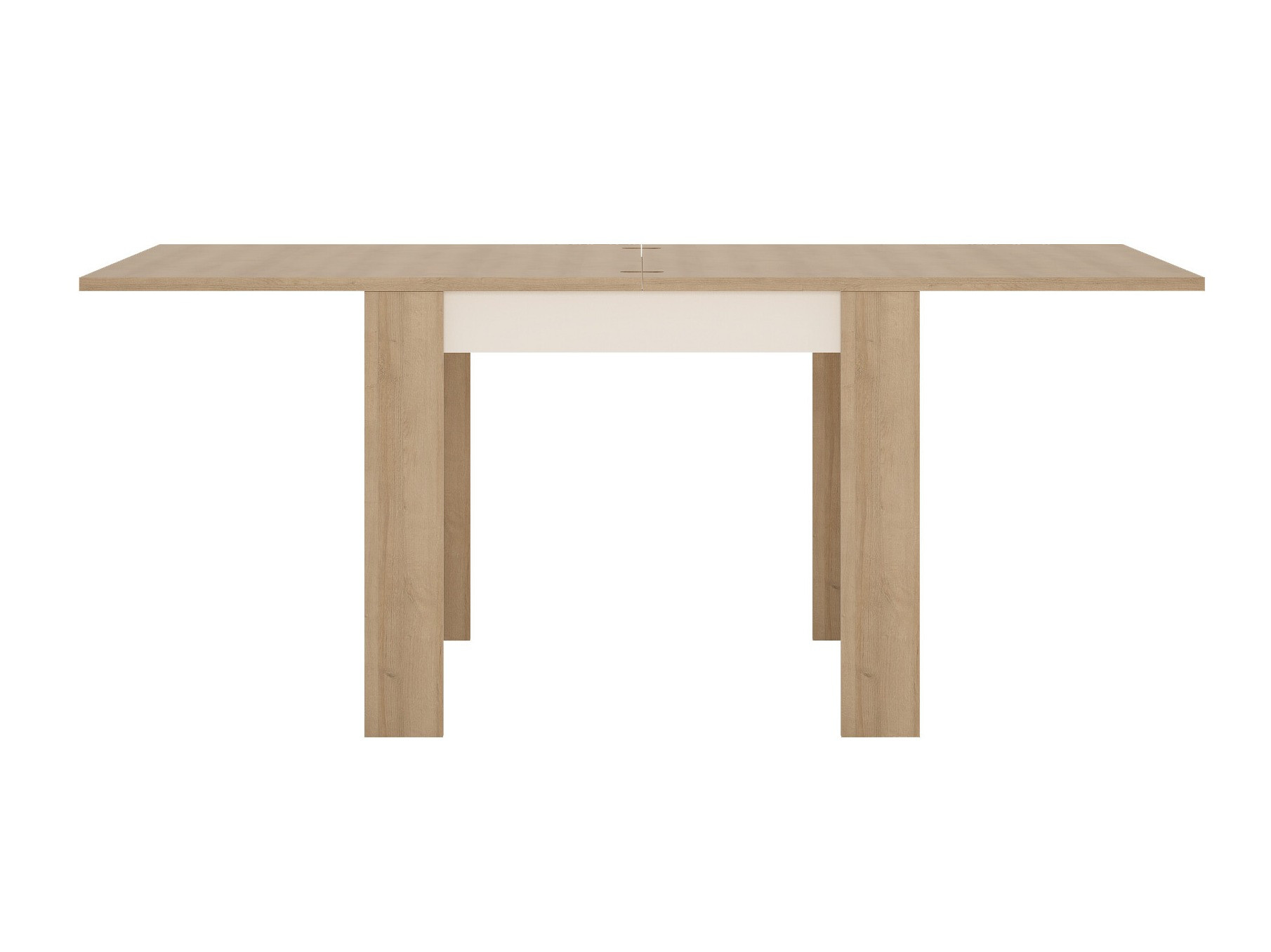 Table Feldeli 110 (Riviera chêne + Blanc)