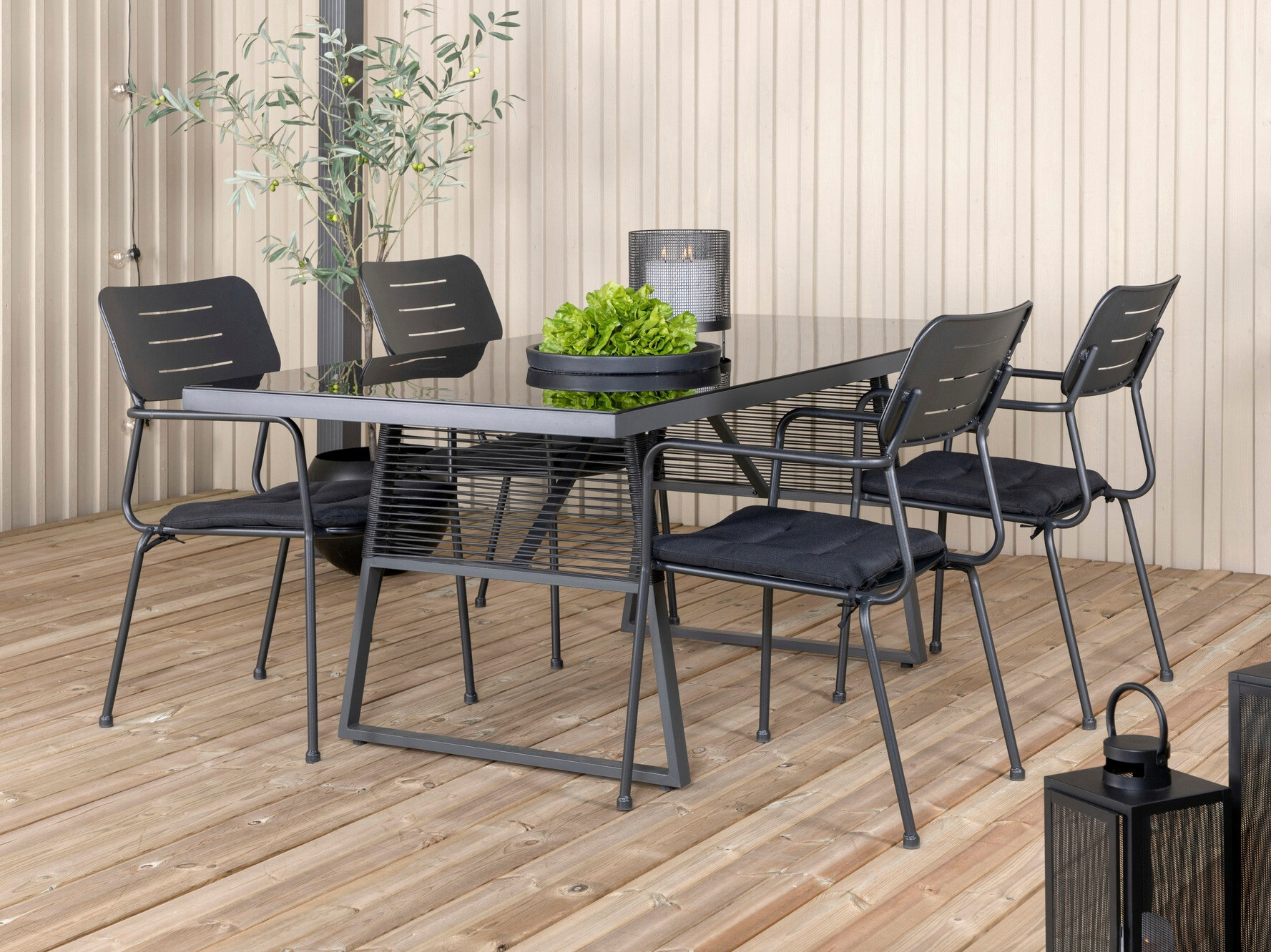 Ensemble table et chaises Dallas 3152