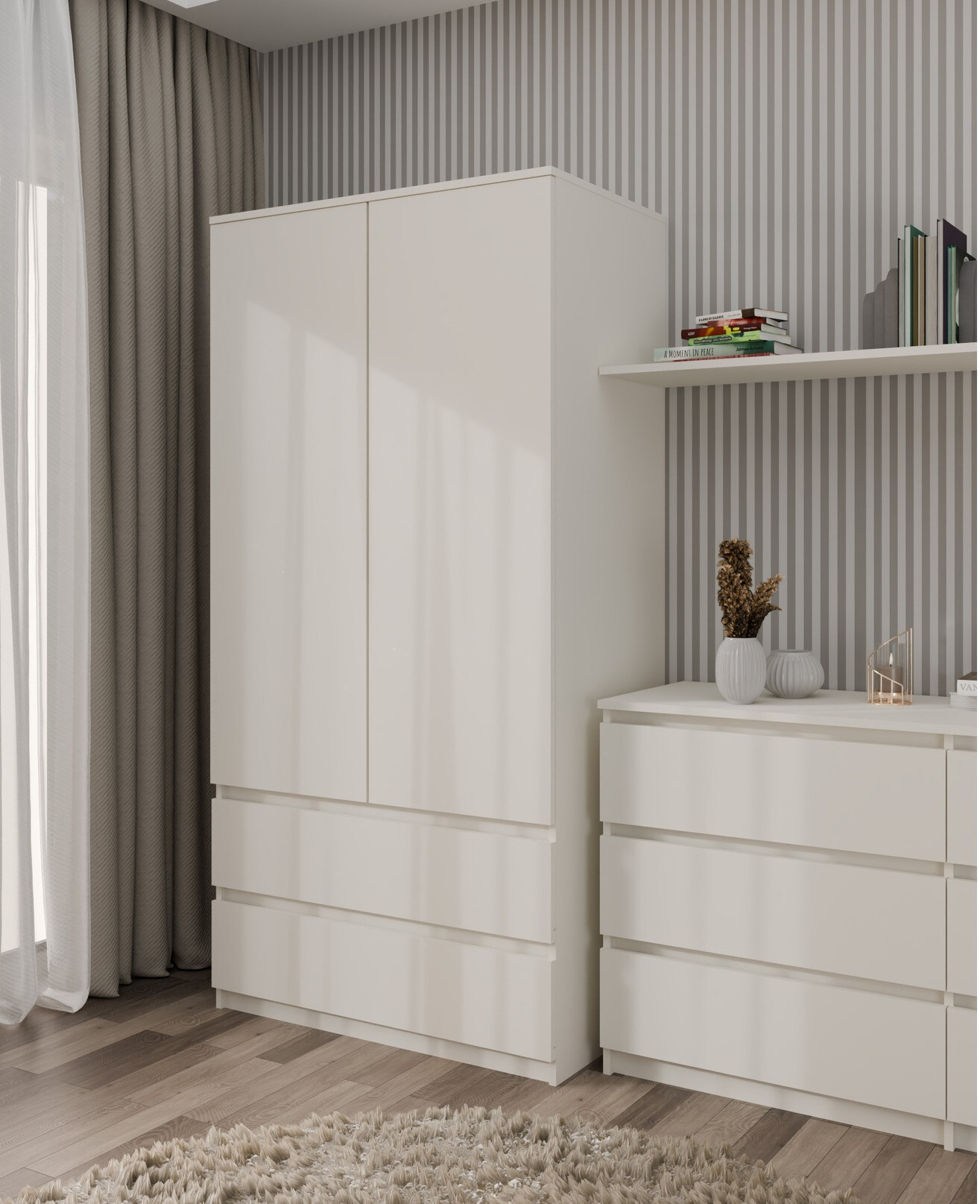 Armoire Elbvelu 116 (Cachemire)