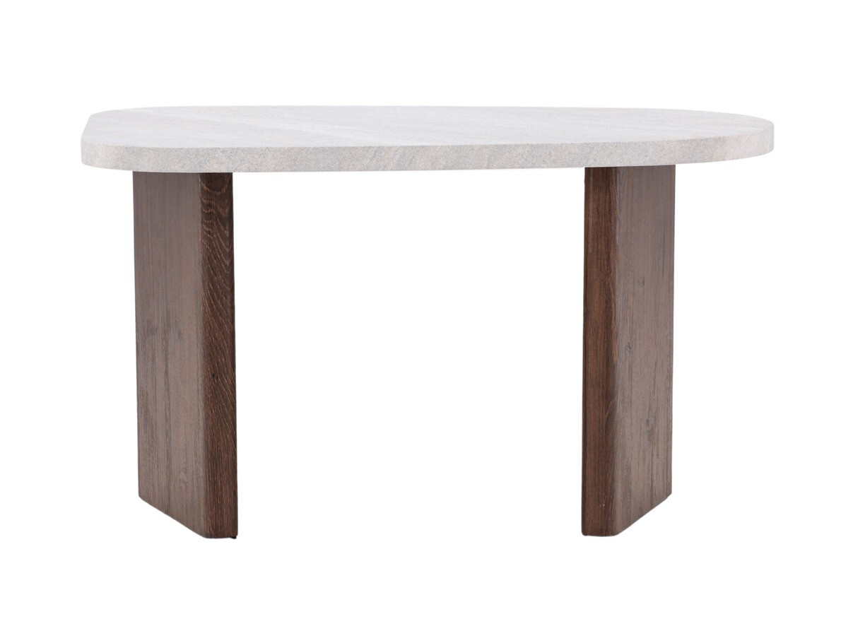 Table basse Dallas 4214 (Gris clair + Marron)