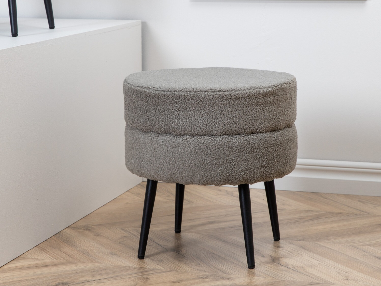 Pouf Dallas 2945 (Gris + Noir)