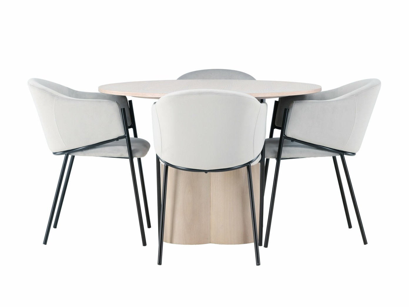 Salle à manger complète Dallas 4440 (Clair bois)