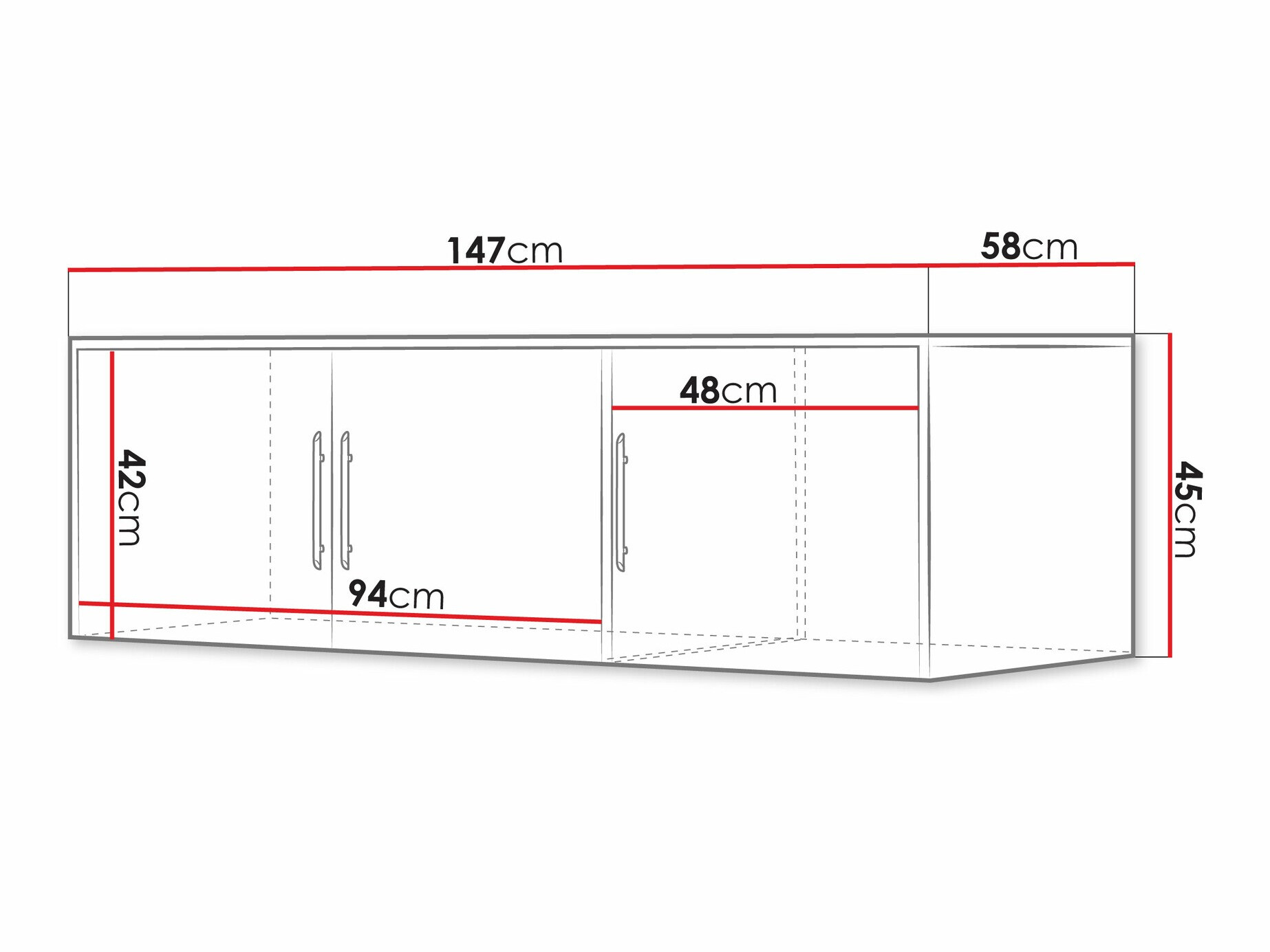 Armoire Dortivu IV (Chêne wellington)