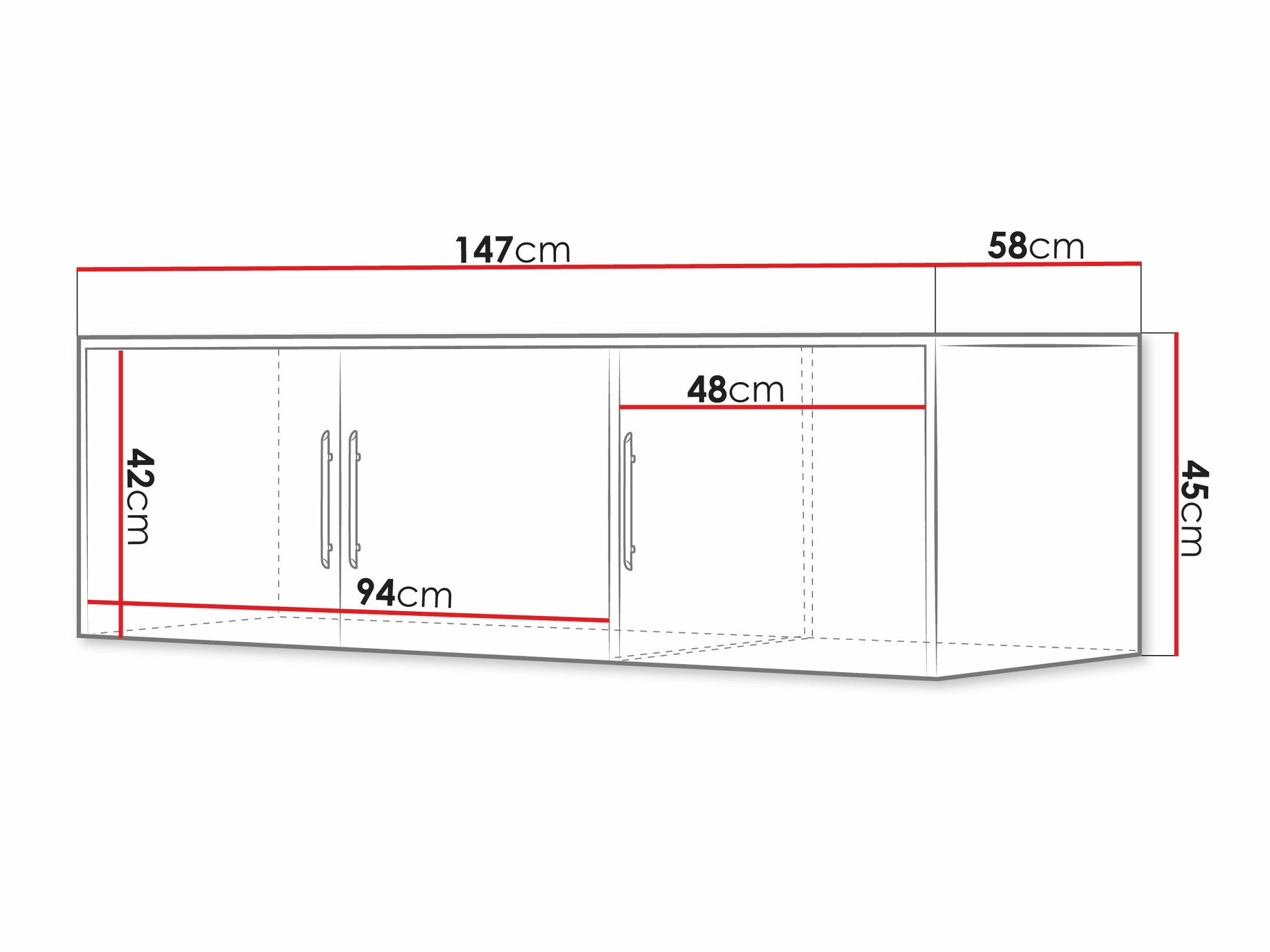 Armoire Dortivu IV (Graphite)