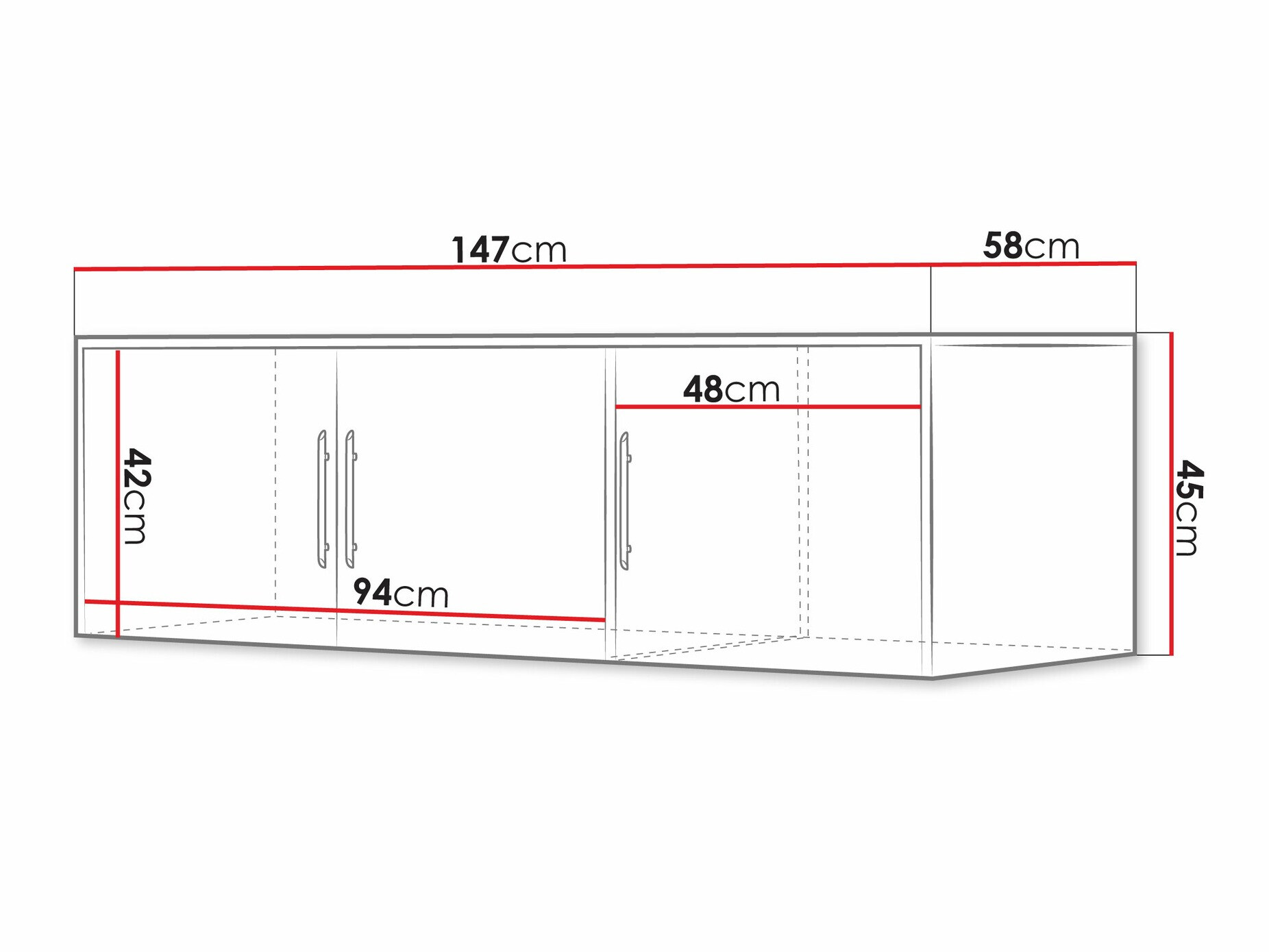 Buffet Dortivu I (Blanc)
