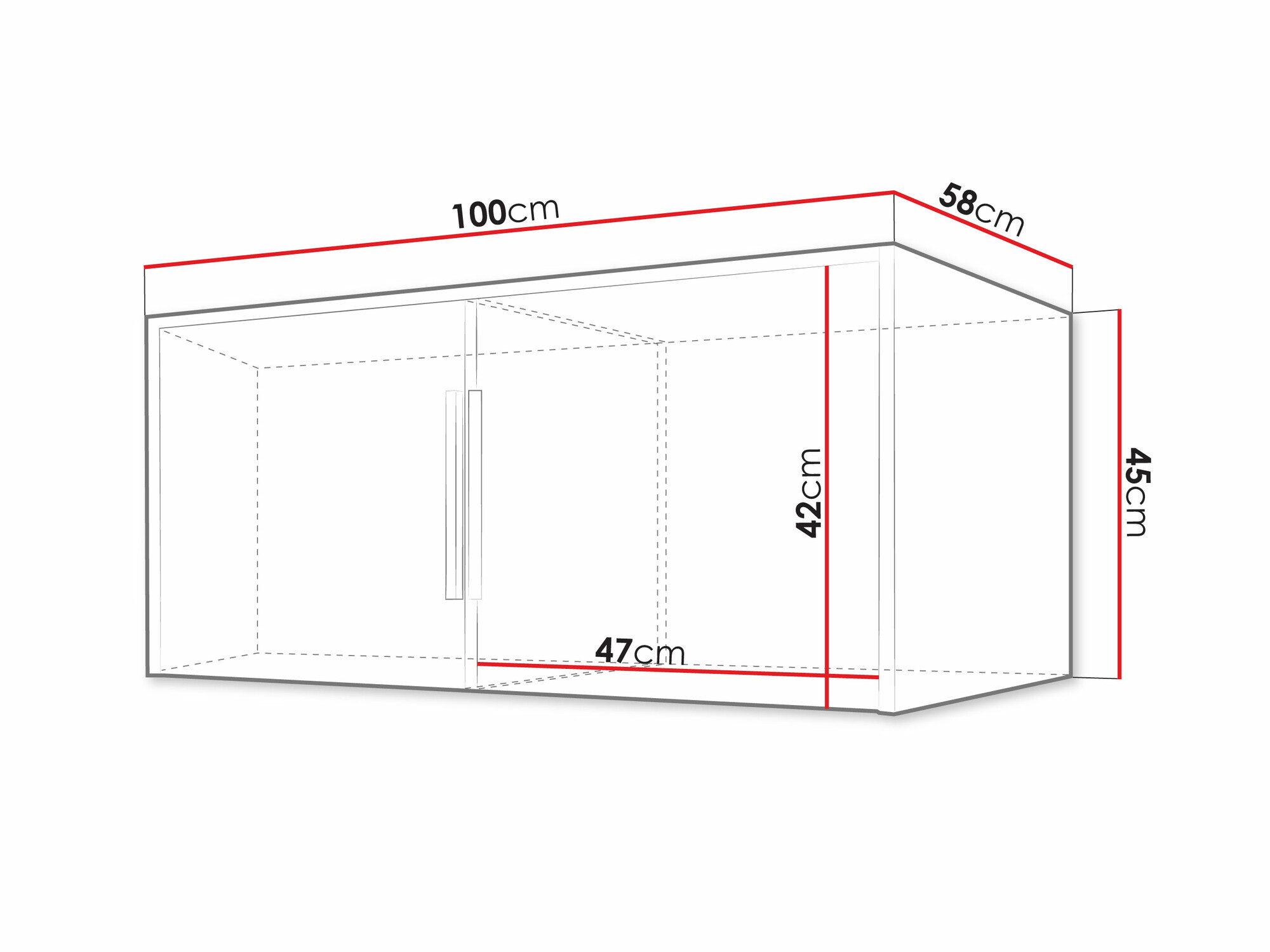 Armoire Collis (Chêne wotan + Noir)