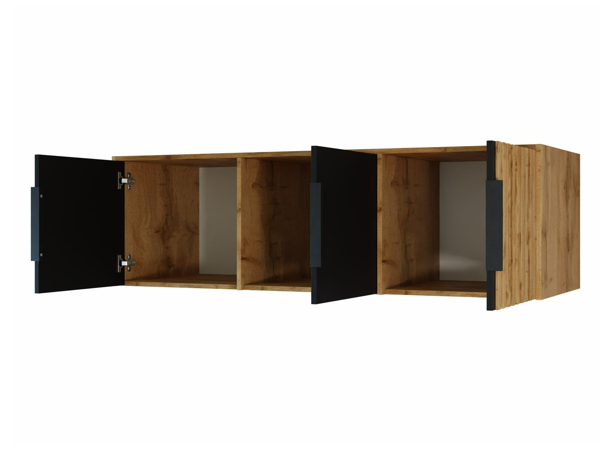 Armoire Collis I (Blanc + Chêne wotan)