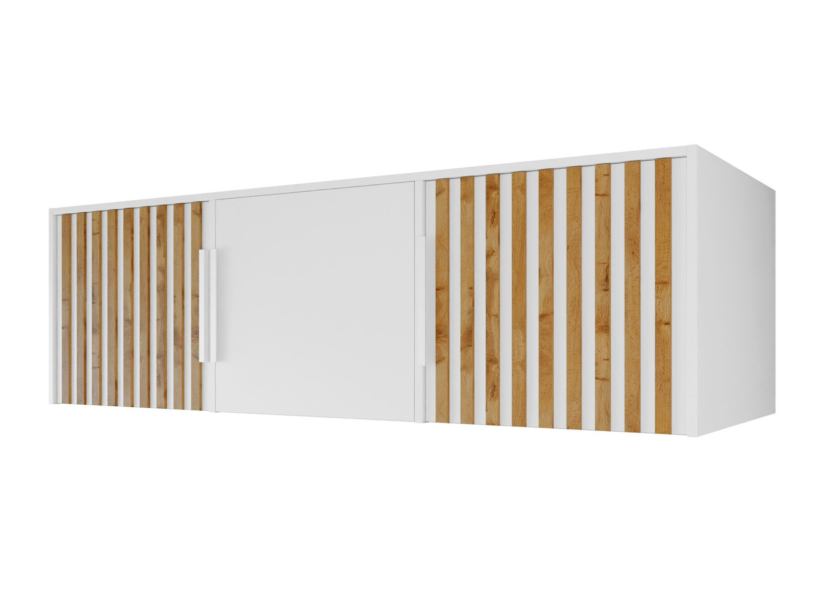 Buffet Collis I (Blanc + Chêne wotan)