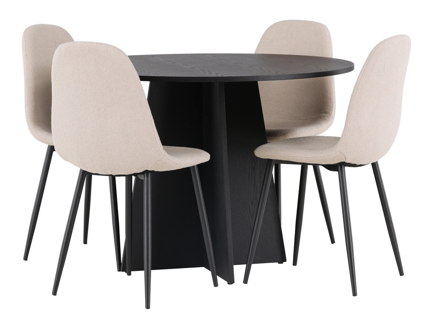 Salle à manger complète Dallas 4454 (Beige)