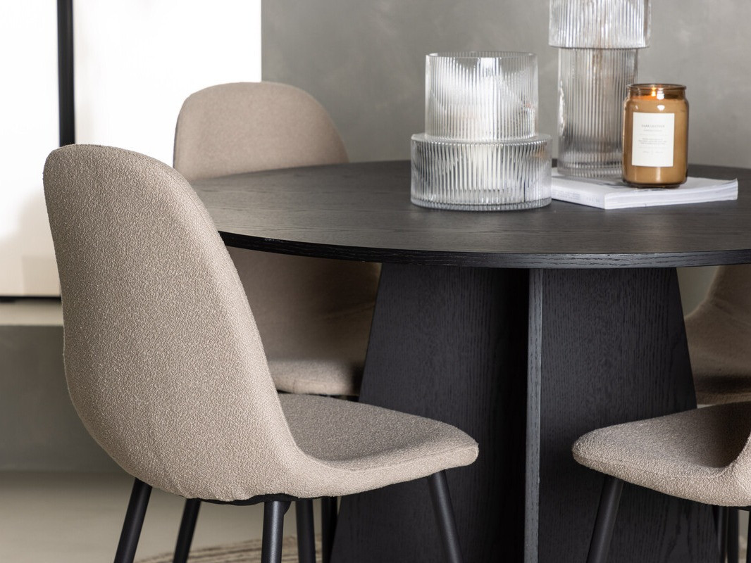 Salle à manger complète Dallas 4454 (Beige)