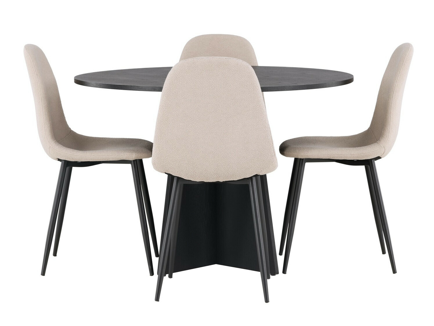 Salle à manger complète Dallas 4454 (Beige)