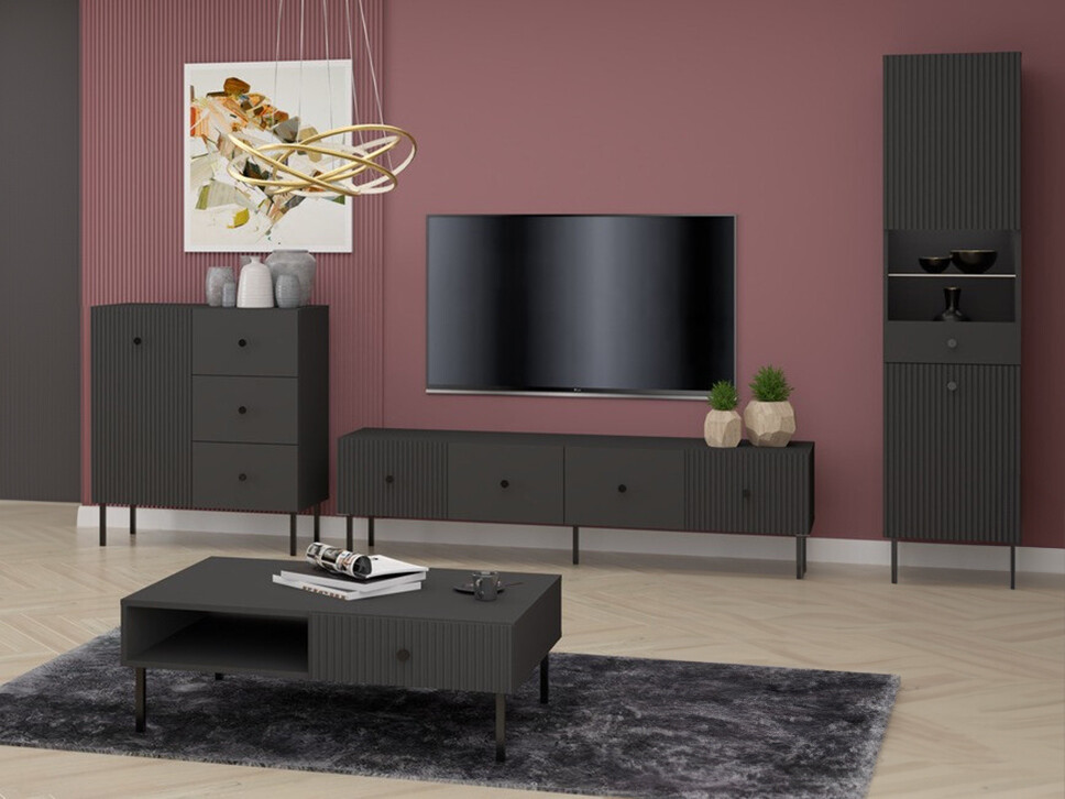 Ensemble de salon Etliva 109 (Anthracite)