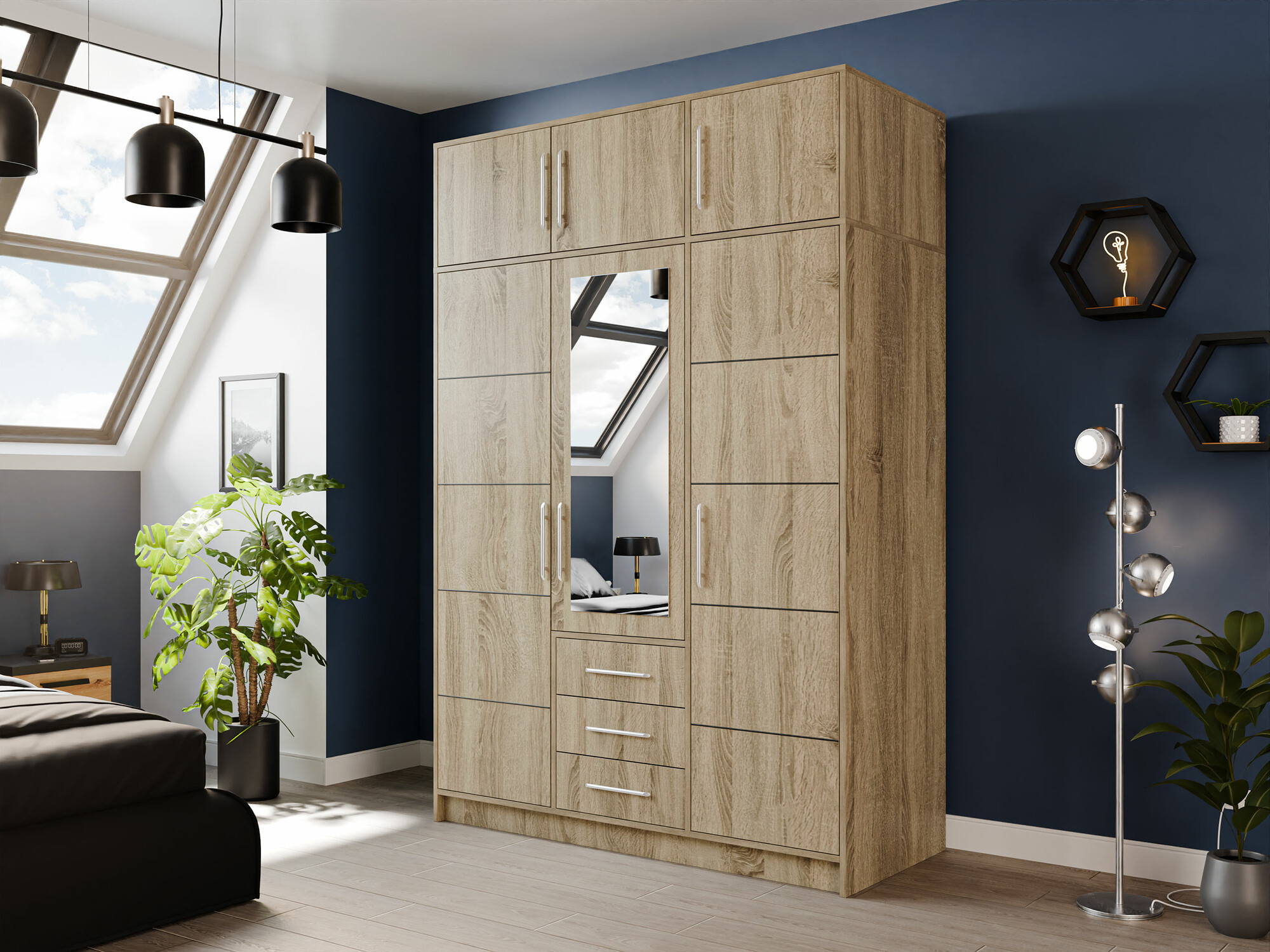 Buffet Dortivu I (Sonoma chêne)