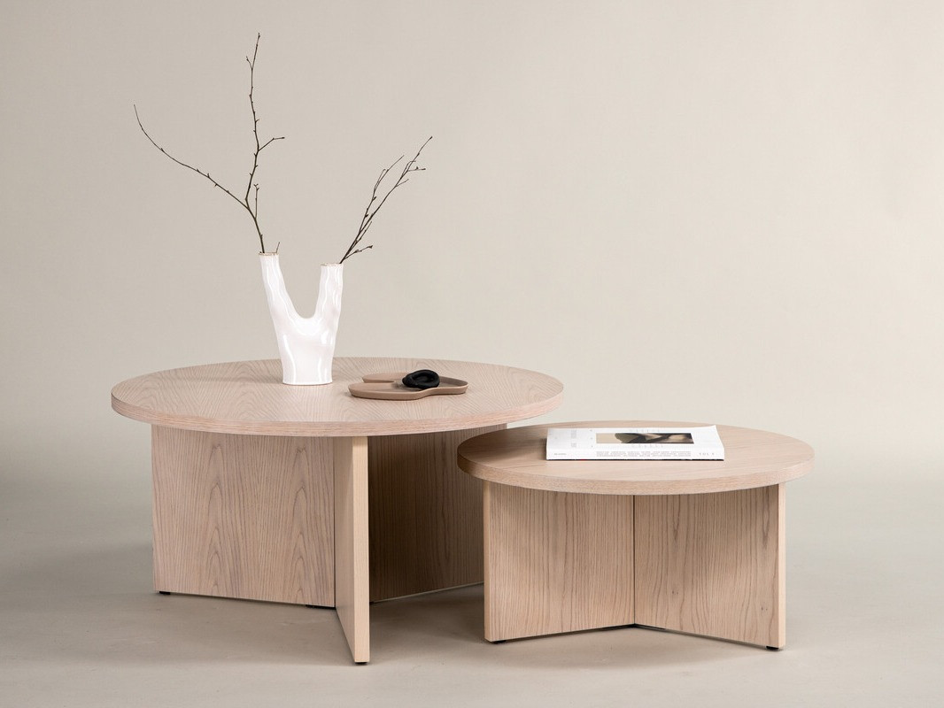 Ensemble tables basses Dallas 4475 (Clair bois)