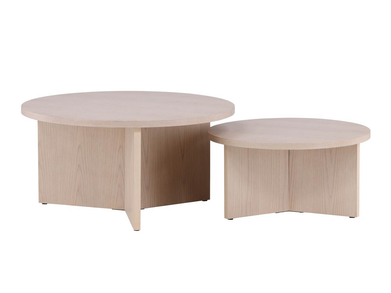 Ensemble tables basses Dallas 4475 (Clair bois)