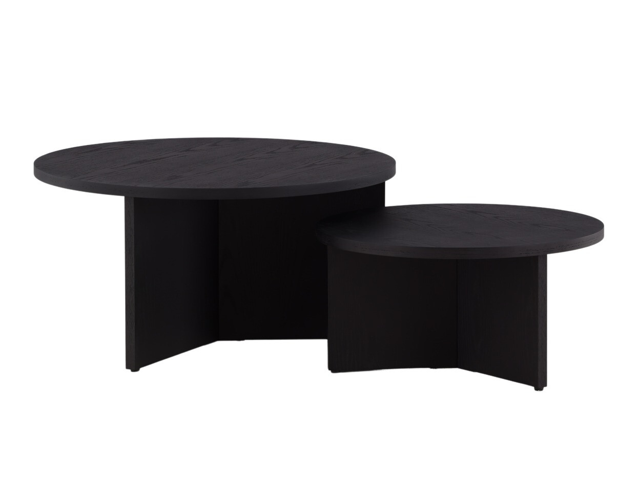 Ensemble tables basses Dallas 4475 (Noir)