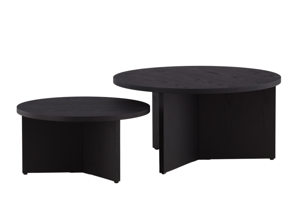 Ensemble tables basses Dallas 4475 (Noir)