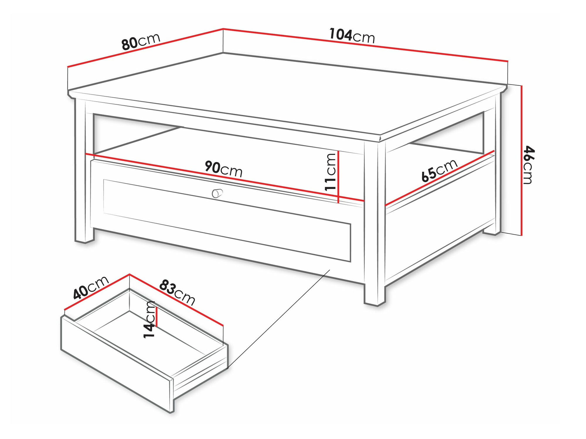 Table basse Comfivo Custos