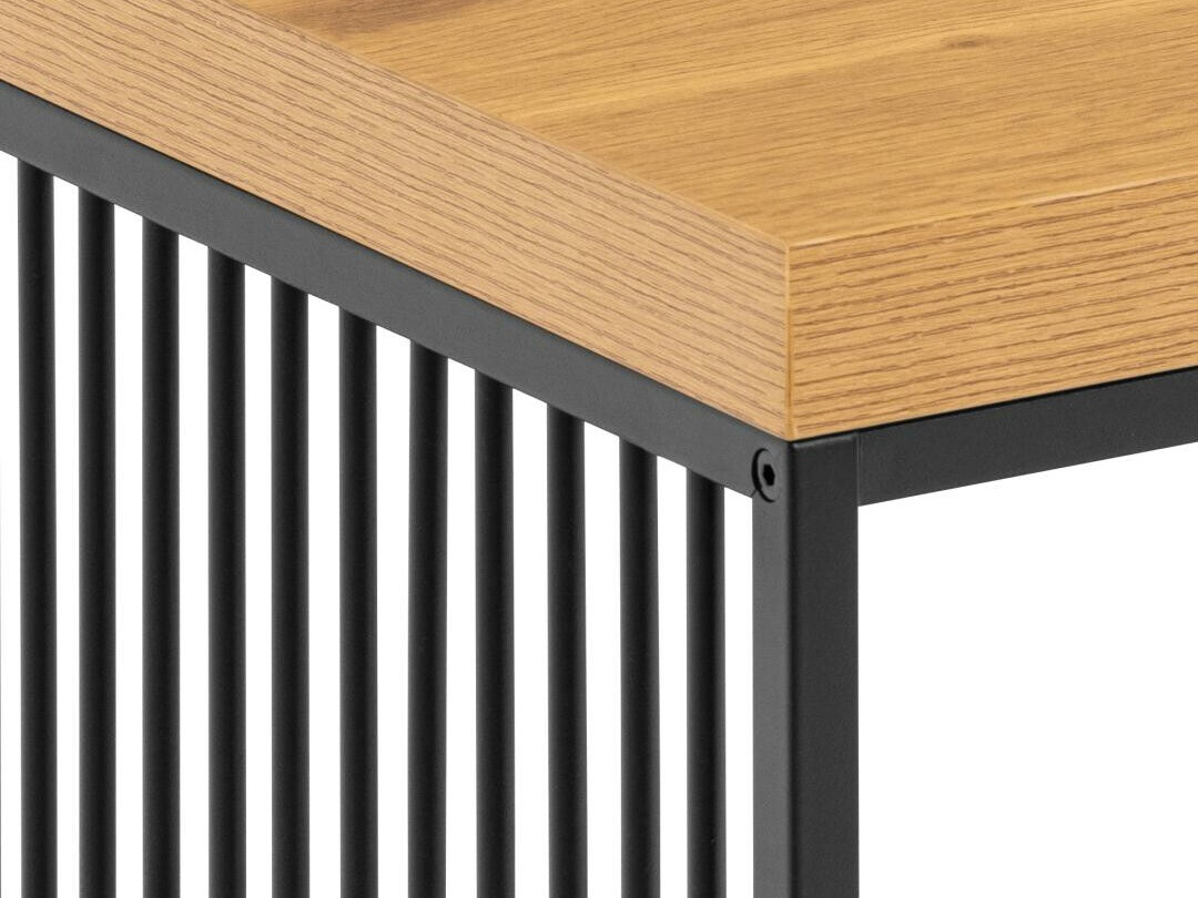 Table d'appoint Norsica Livevai 102 (Chêne + Noir)