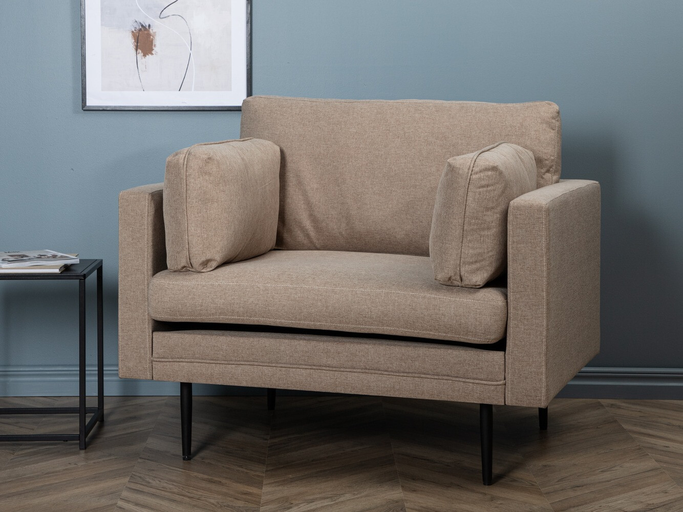 Fauteuil Dallas 1704 (Marron + Noir)