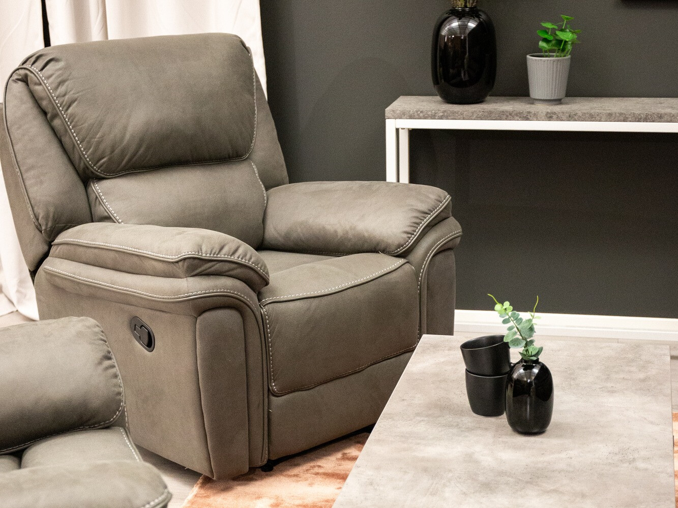 Fauteuil inclinable Dallas 4725 (Gris)