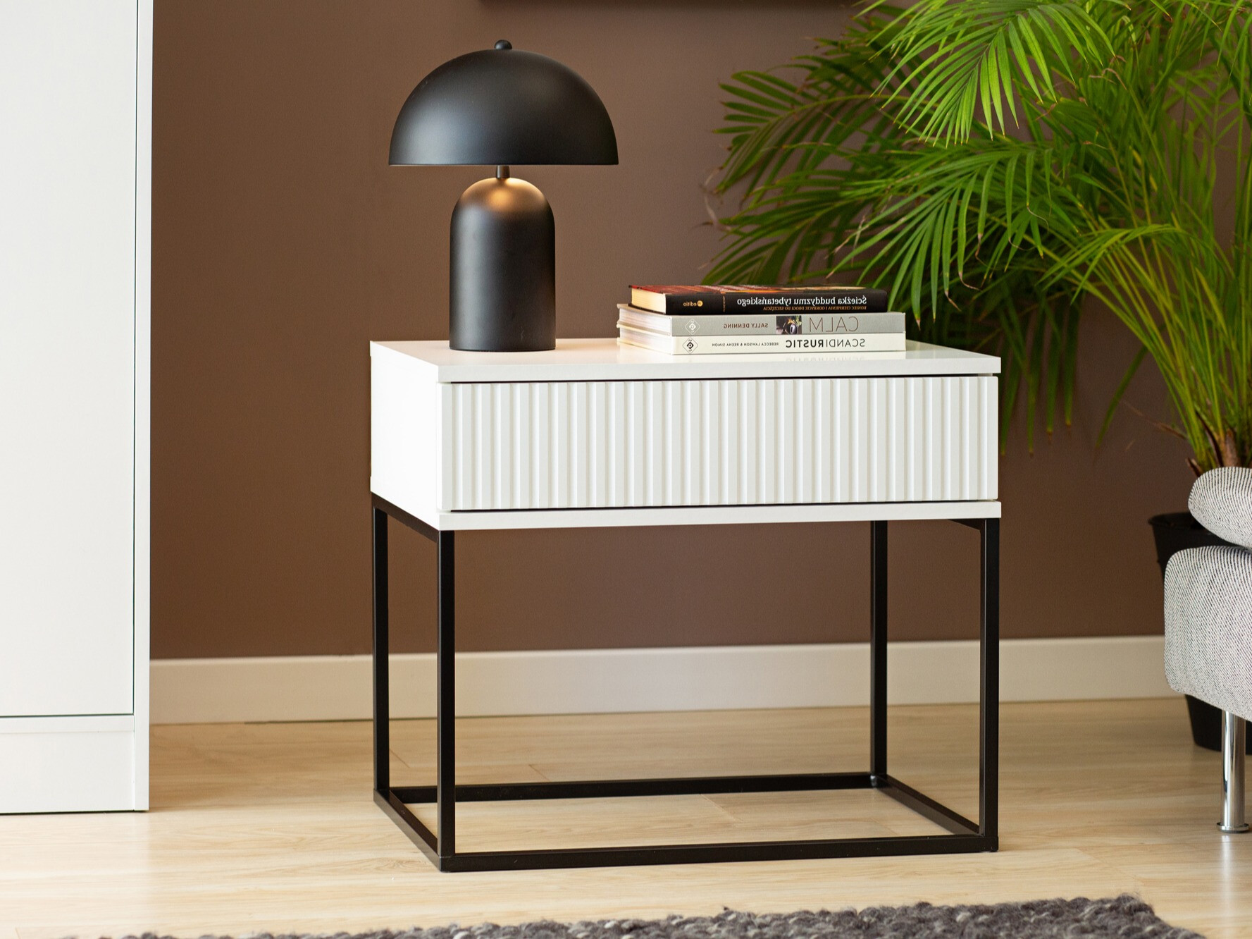Table de chevet Bristol 190 (Blanc)