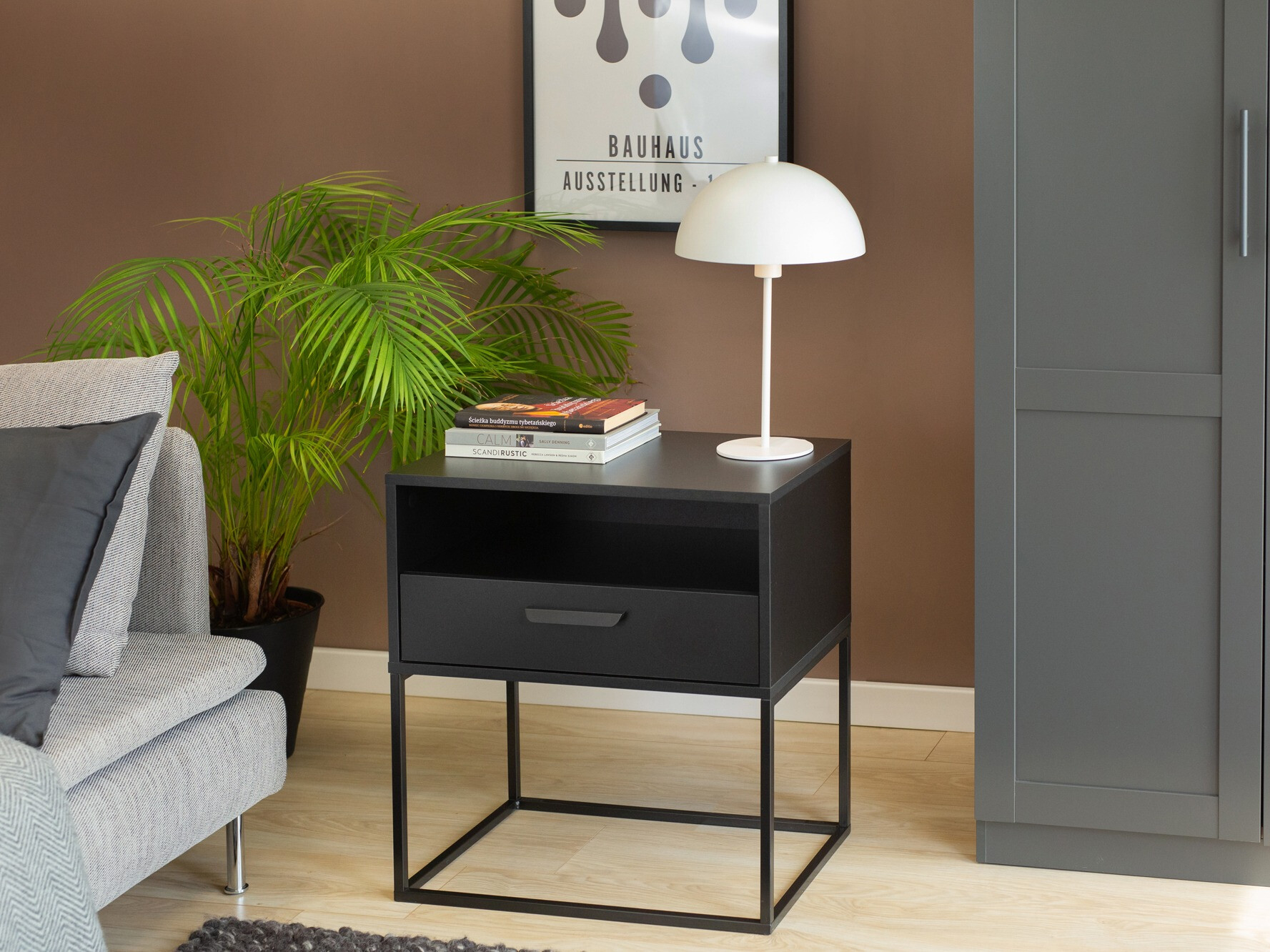Table de chevet Bristol 192 (Anthracite)