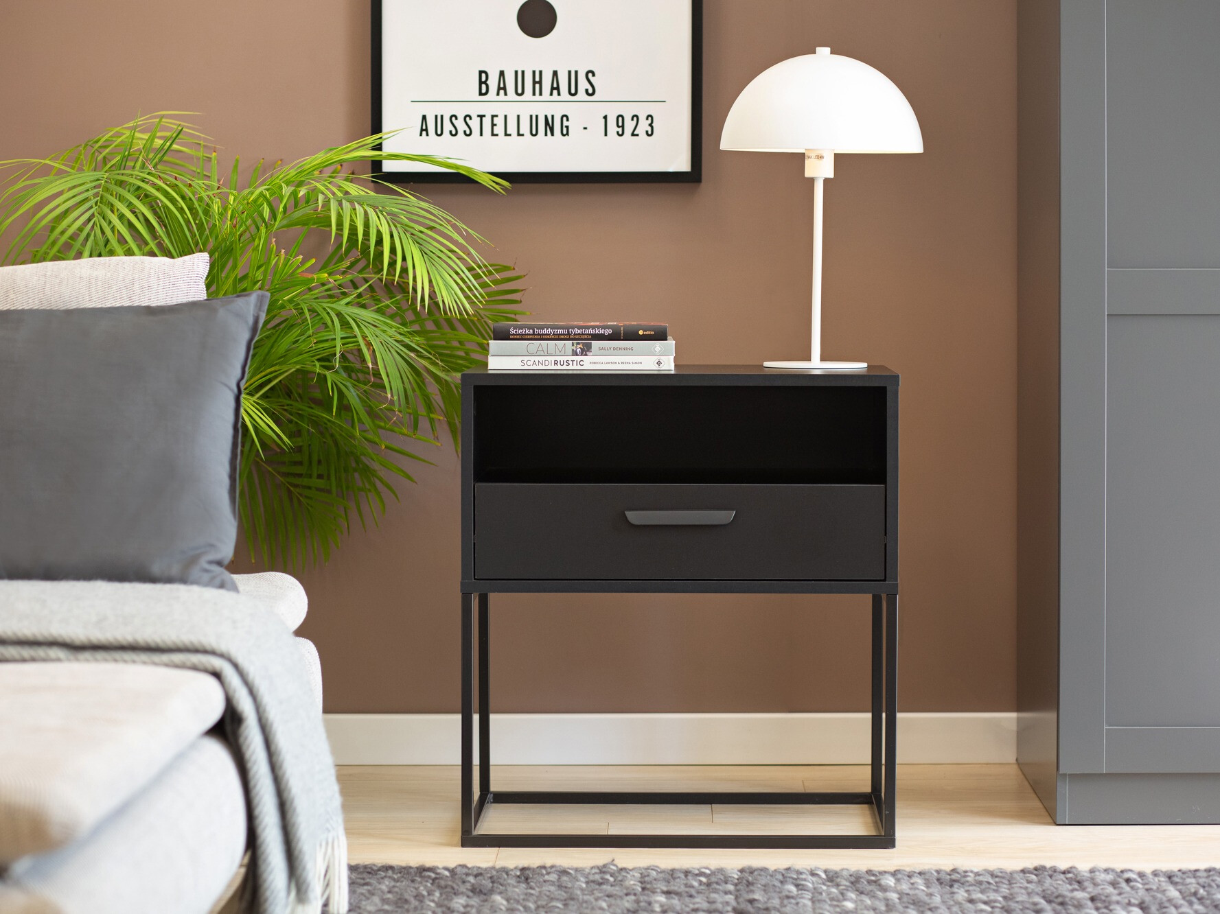 Table de chevet Bristol 192 (Anthracite)