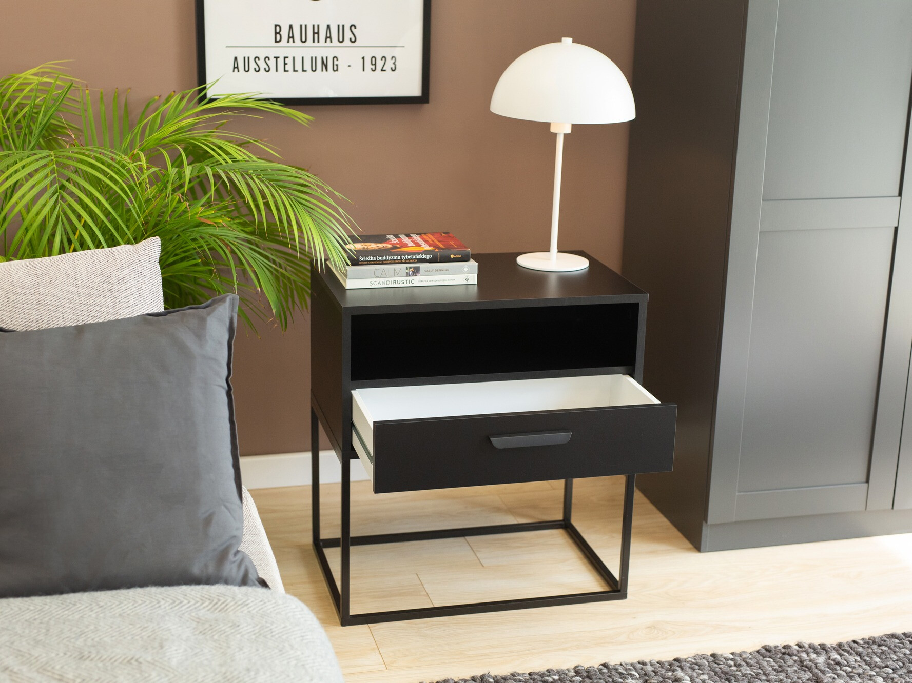 Table de chevet Bristol 192 (Anthracite)
