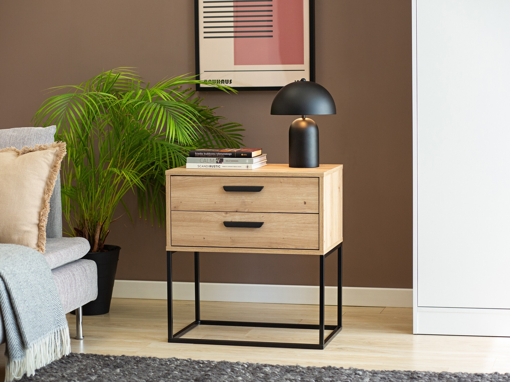 Table de chevet Bristol 194 (Chêne Artisan)