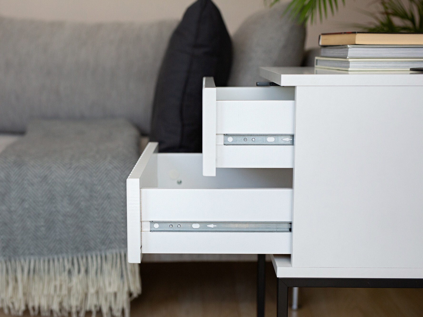 Table de chevet Bristol 195 (Blanc)