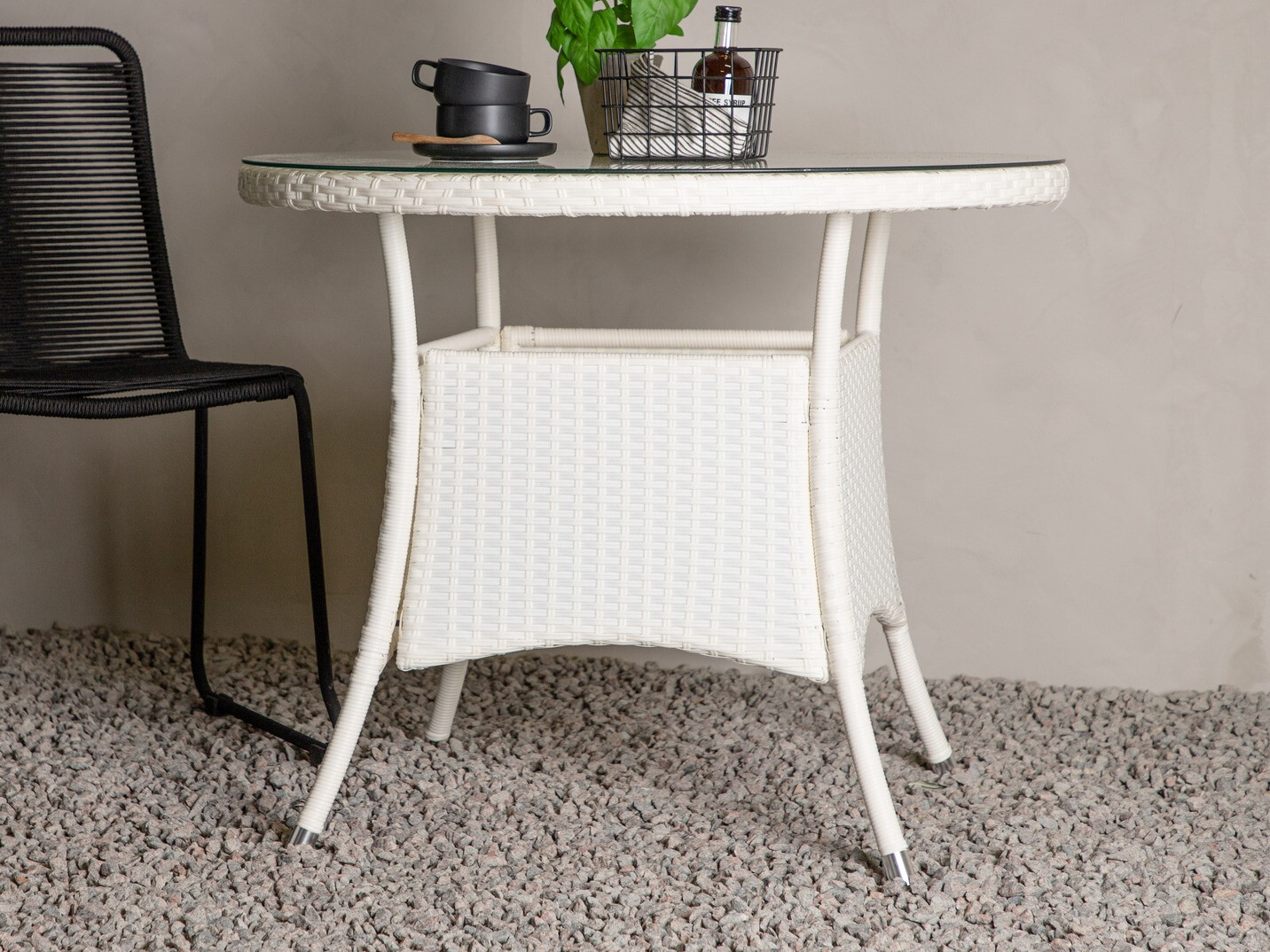 Table de jardin Dallas 666 (Blanc)