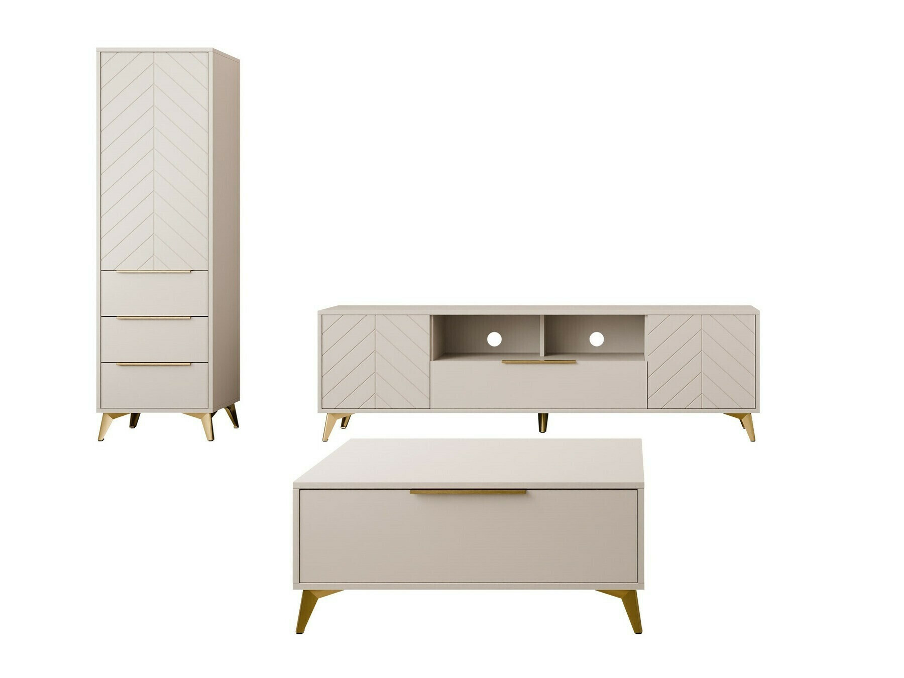Ensemble de salon Comfivo Citrus