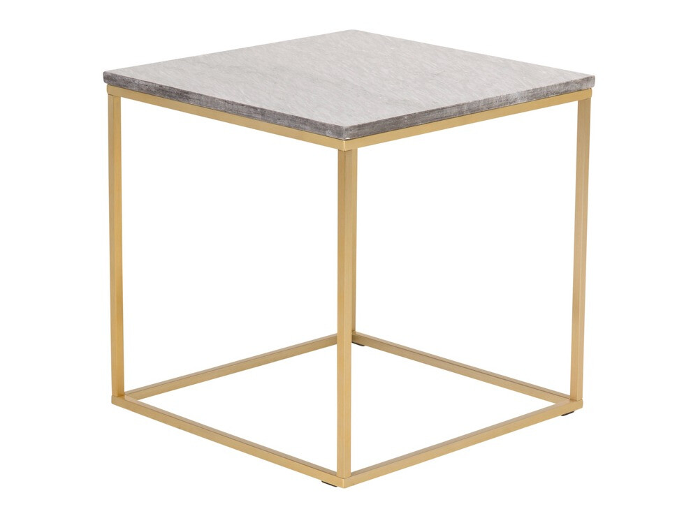 Table basse Dallas 178 (Marbre noir + Laiton)