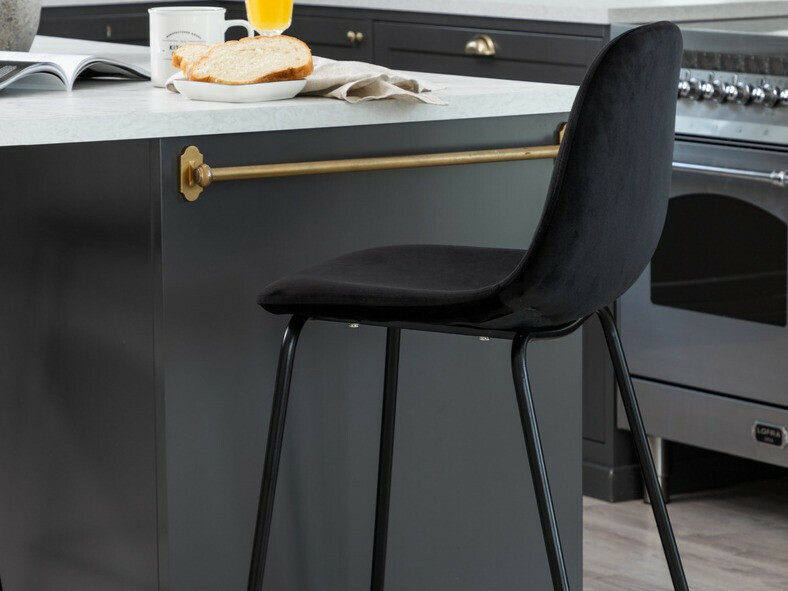 Chaise de bar Dallas 251 (Noir)