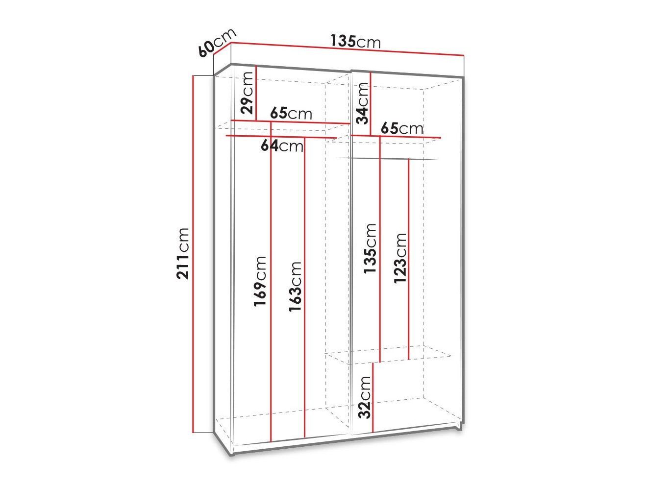 Armoire Murrieta 113 (Blanc)