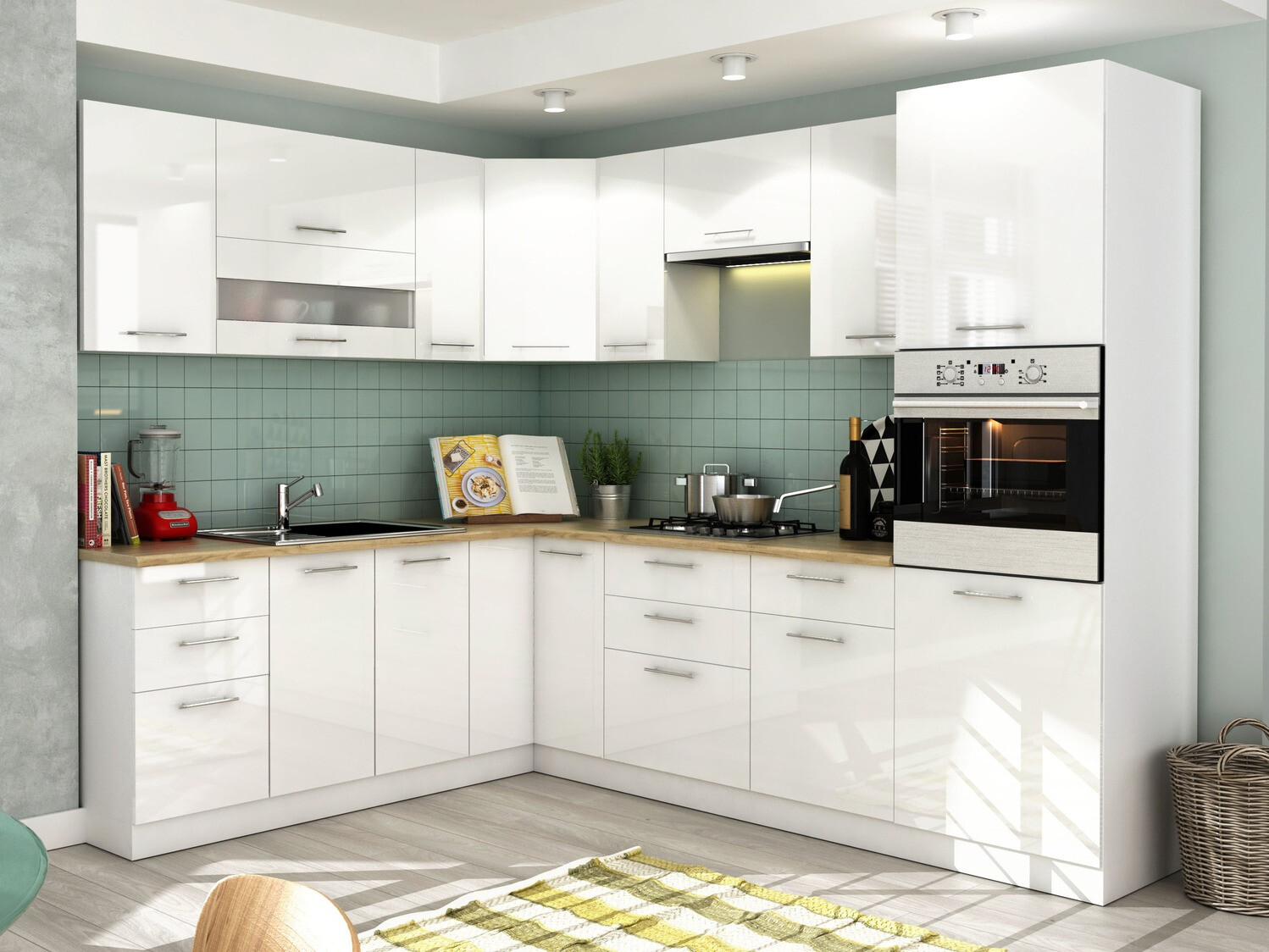Armoire modulaire avec portes Tiffa White 139