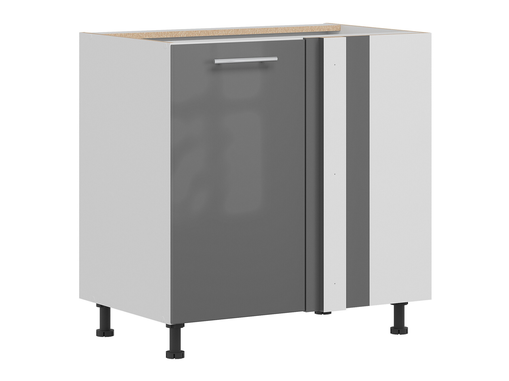 Armoire d'angle modulaire Tiffa Grey 144