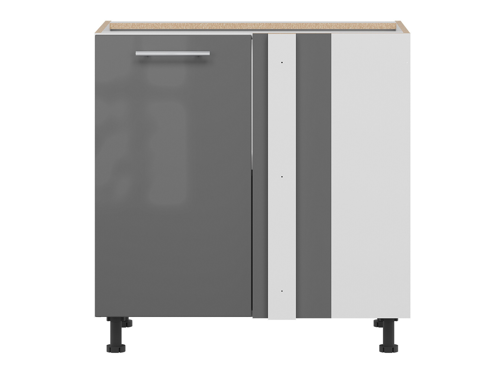 Armoire d'angle modulaire Tiffa Grey 144