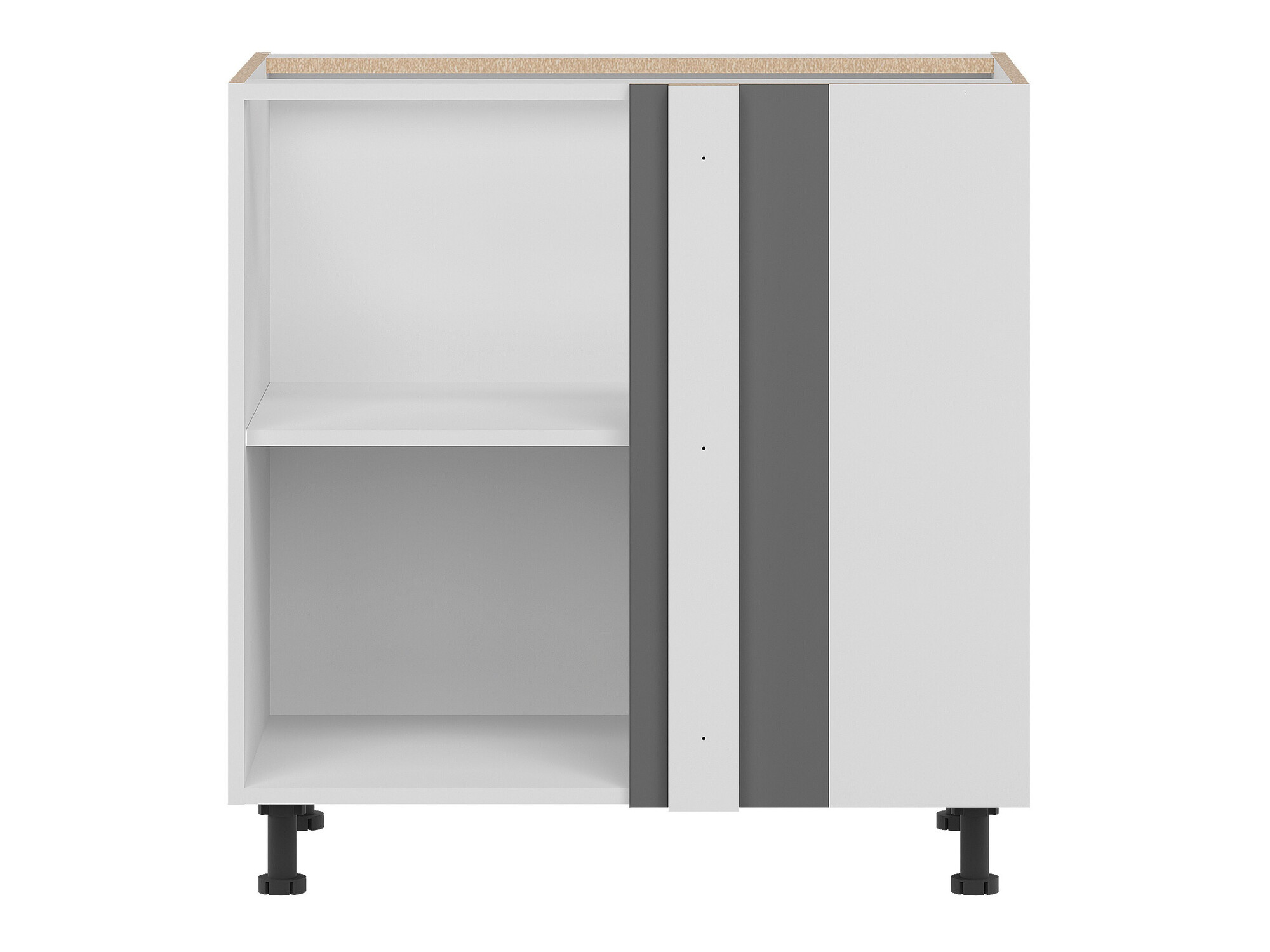 Armoire d'angle modulaire Tiffa Grey 144
