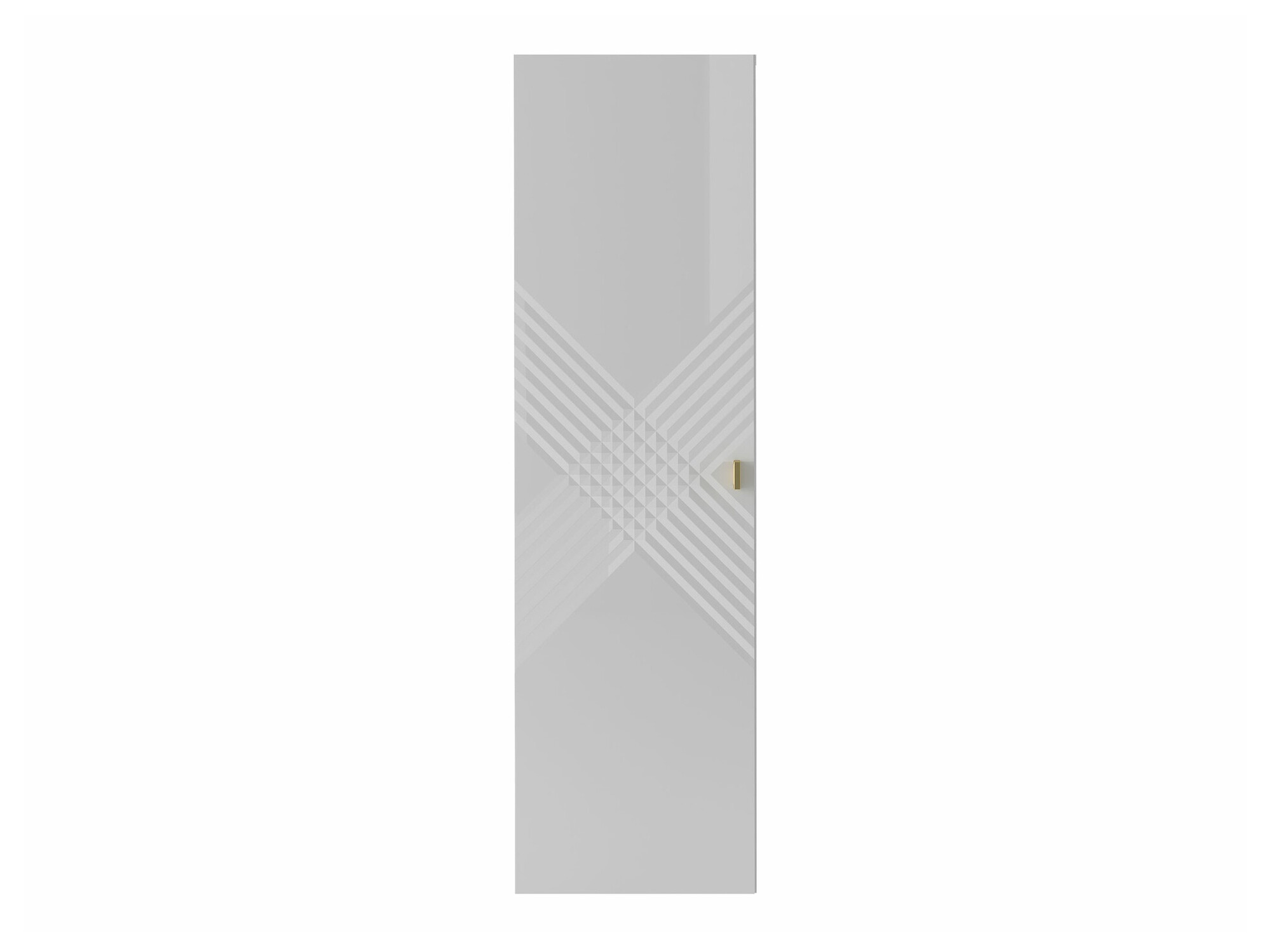 Armoire de salle de bain murale Natar (Blanc + Blanc brillant)